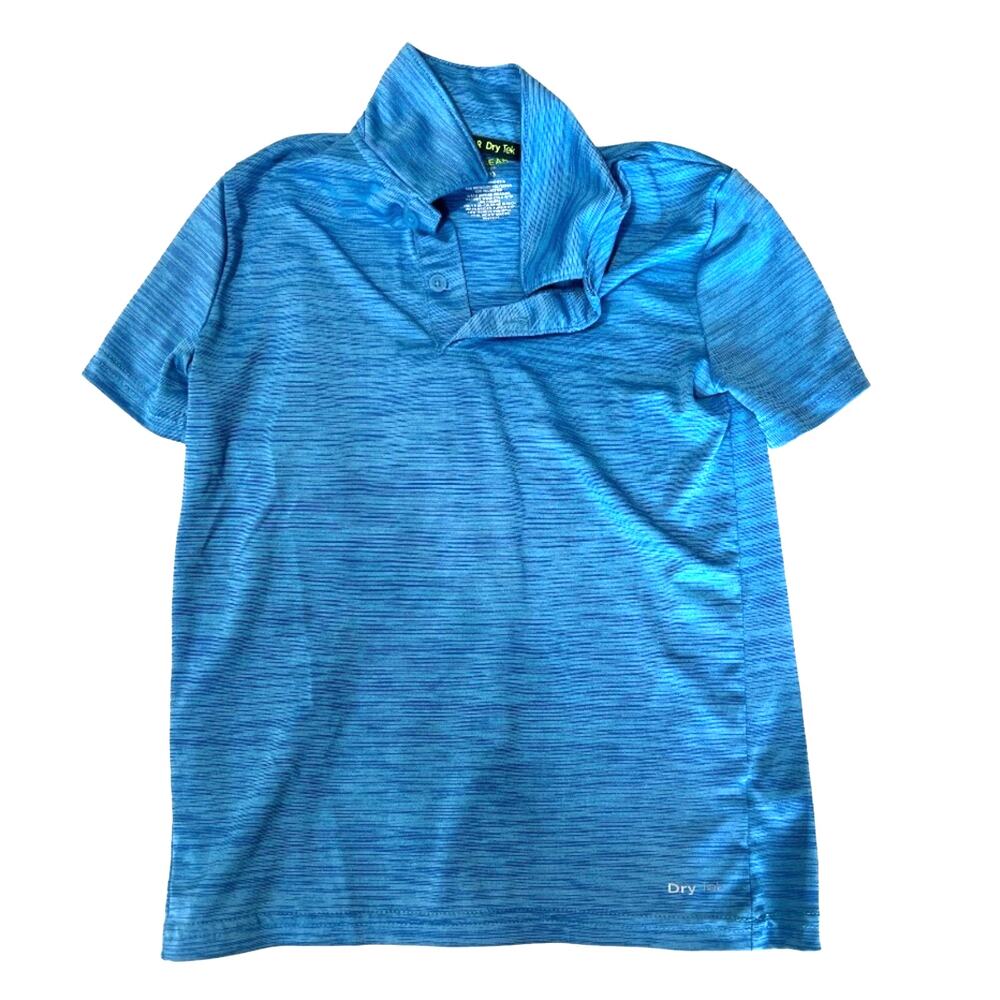 Tek Gear Light Blue Dri-Tech Polo Shirt - Size 8/Small